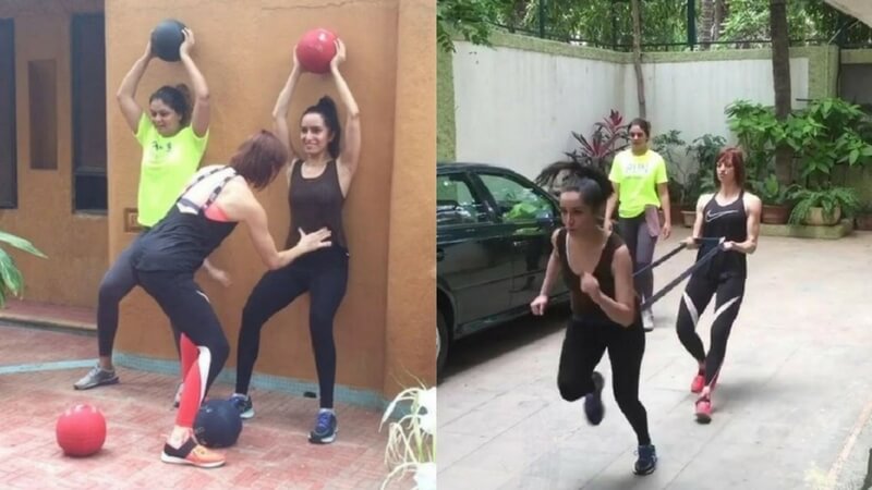 Shraddha Kapoor and her trainer Cindy Jordan