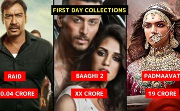 First Day Bollywood Collections 2018