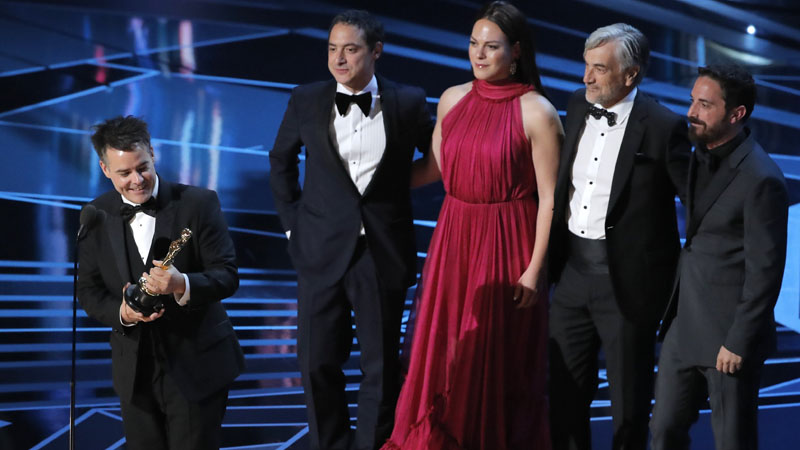 The Oscar for the Best Foreign Language Film goes to 'A Fantastic Woman' from Chile.