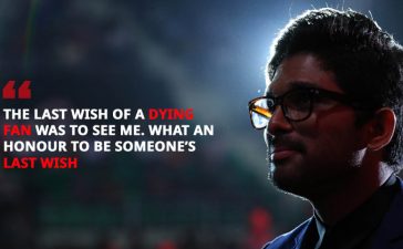 Allu Arjun Meets Dying Fan
