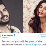 Arjun kapoor Wrote To Janhvi Kapoor