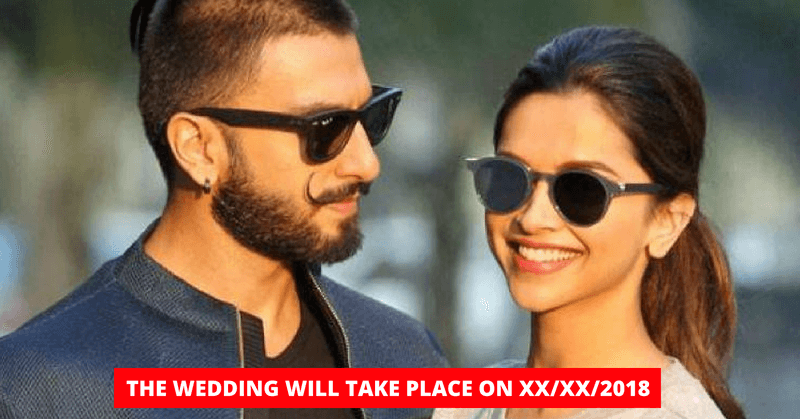 Date Of Ranveer Singh And Deepika Padukon's Wedding Revealed