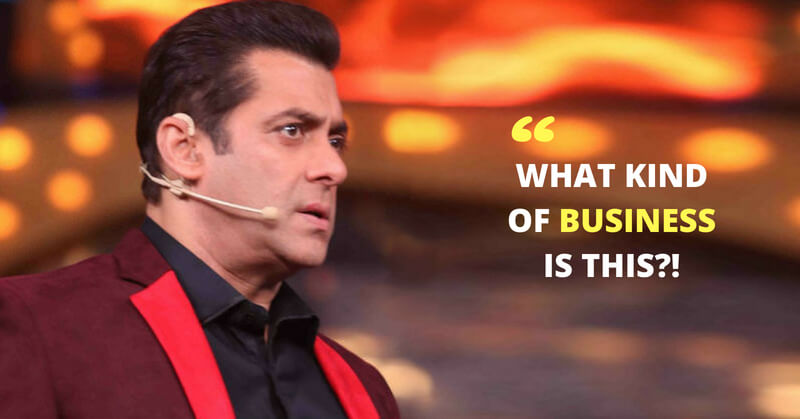 Salman Khan Angry At Distributors