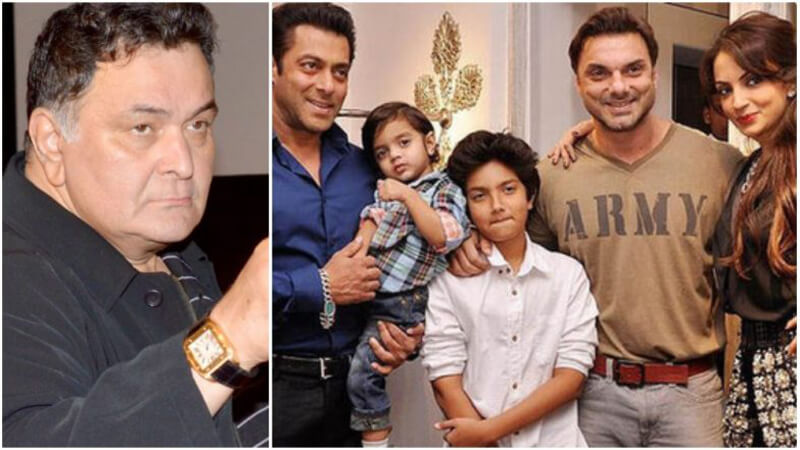 Salman Khan Replied To Rishi Kapoor For Misbehaving With His Sister-In-Law