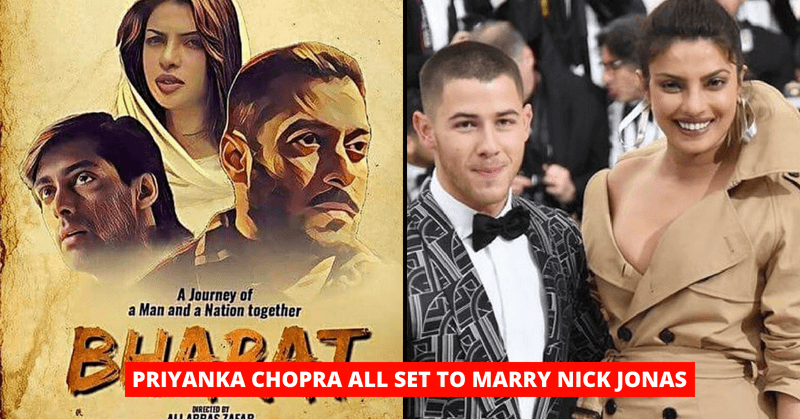 Priyanka Chopra Leaves Salman Khan's 'Bharat' To Marry Nick Jonas