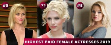 HIGHEST-PAID FEMALE ACTRESSES 2019