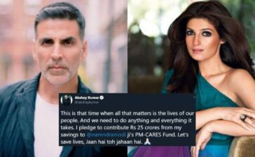 Twinkle Khanna Akshay Kumar 25 crore donation