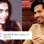 Varun Dhawan Night Suit Deepika Padukone