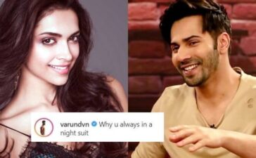 Varun Dhawan Night Suit Deepika Padukone