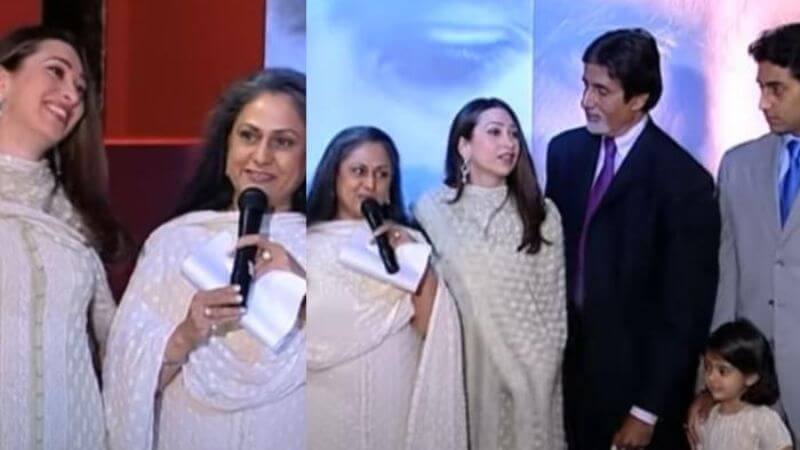 Jaya Bachchan Amitabh Bachchan Karisma Kapoor Abhishek
