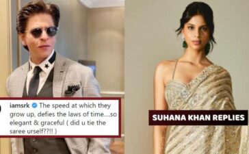 Suhana Khan Replies SRK Saree Comment