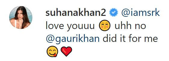 Suhana Reply SRK Saree