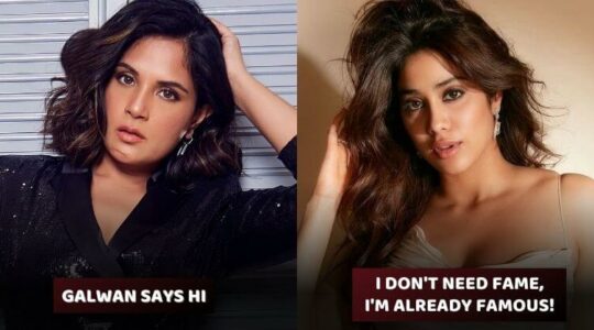 Richa Chadha Janhvi Kapoor Indian Actresses Trolled For Public Statements