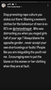 Urfi Javed Leaks WhatsApp Chat Of Chetan Bhagat After The Author Claims