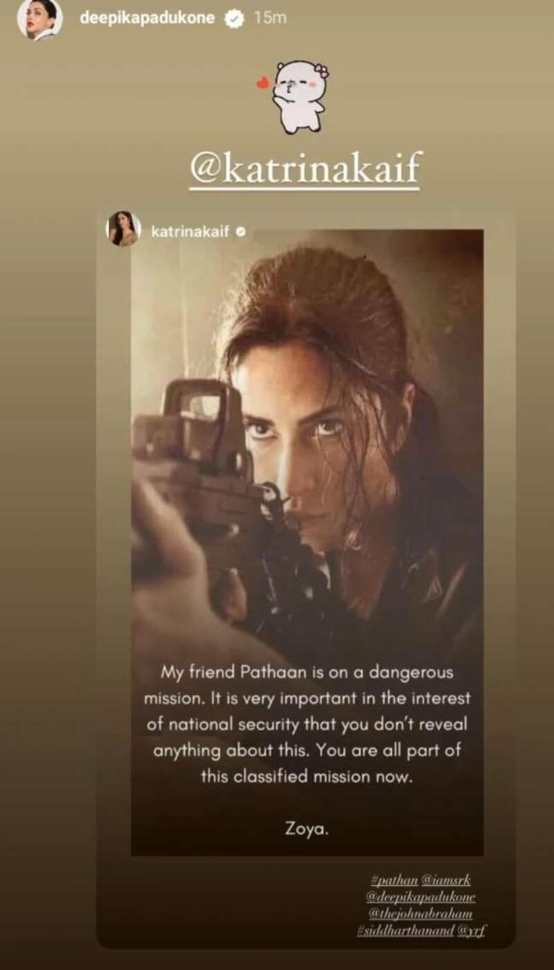 Deepika On Katrina Kaif Post Pathaan