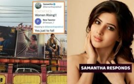 Samantha Sassy Reply To Troll On Women Rise