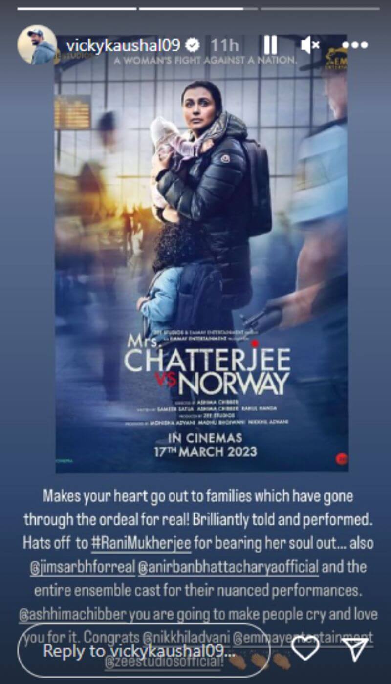 Vicky Kaushal On Mrs Chatterjee Vs Norway