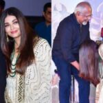 Aishwarya Rai Touches Mani Ratnam Feet