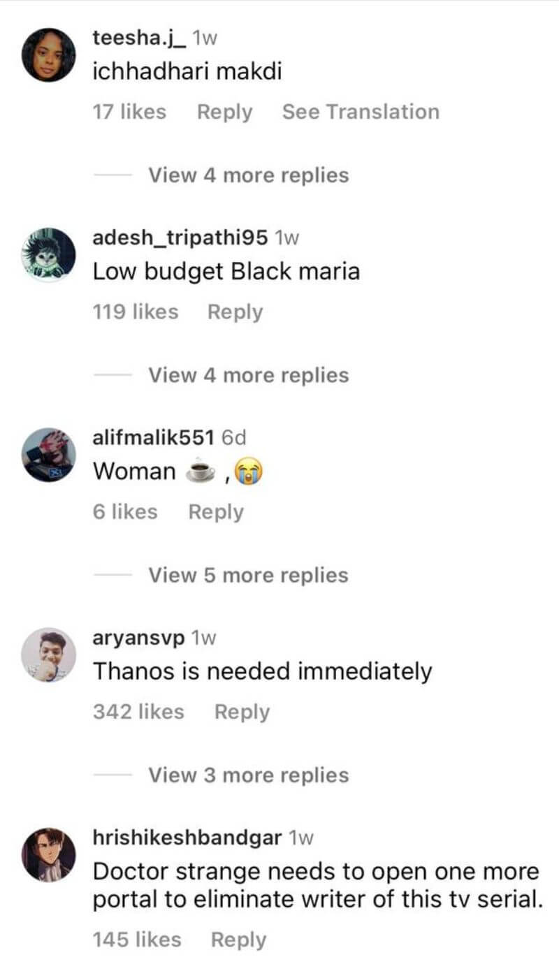 Women Turning Spider Comment