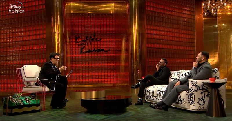 Koffee With Karan Season 8 Ajay Devgn Rohit Shetty