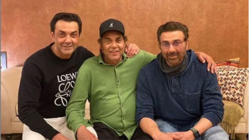 Dharmendra Sunny Deol Bobby Deol