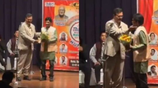 Sunil Pal Denied to speak Viral Video