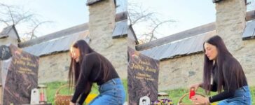 Celina Jaitly Son Grave Video