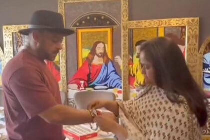 Arpita Khan Rakhi Salman Khan Jesus Background