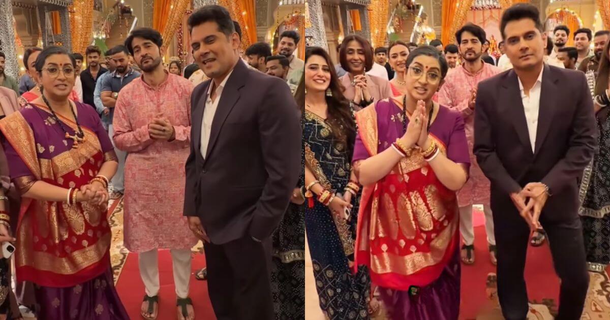 Smriti Irani Shares BTS Video Kyunki Saas Bhi Kabhi Bahu Thi 2