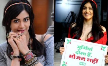 Adah Sharma PETA Vegetarian