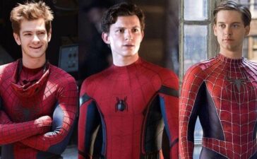 Andrew Garfield Tom Holland Tobie Maguire