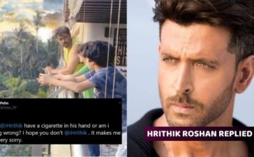 Hrithik Roshan Reply Smoking Cigarette