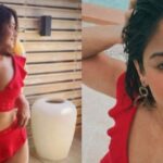 Ileana D'Cruz Red Bikini