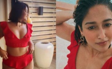 Ileana D'Cruz Red Bikini