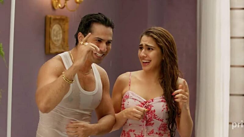 Varun Dhawan Sara Ali Khan Coolie No.1