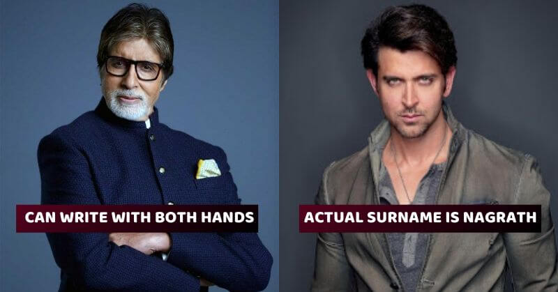famous bollywood celebrities facts